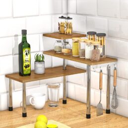 Countertop Organizer Corner Shelf
