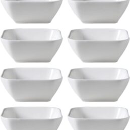 Zerodeko 8pcs Ceramic Sauce Dishes Set