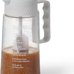 Starfrit Glass Oil Dispenser & Salad Dressing Mixer,
