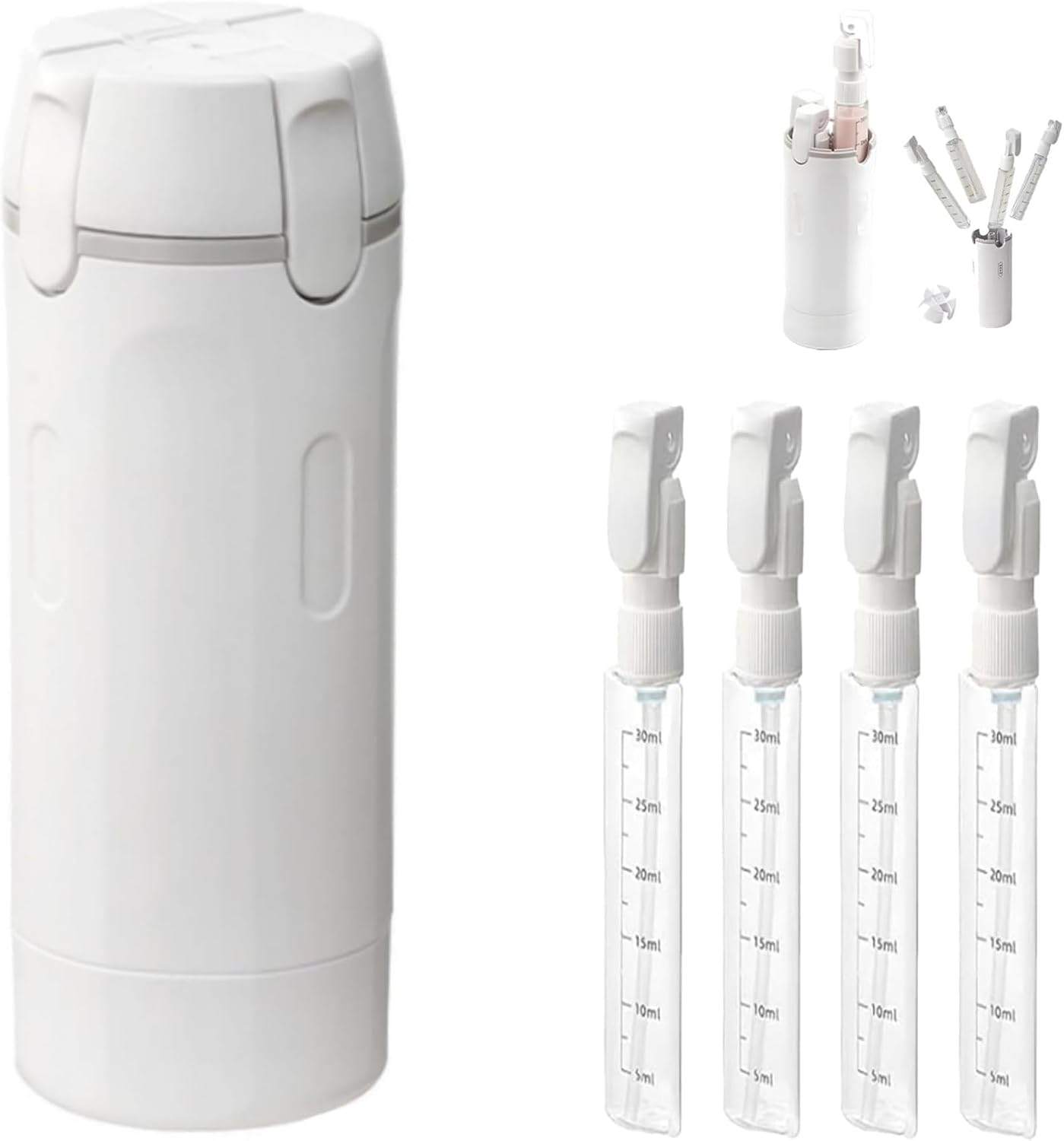 4 in 1 Travel Dispenser Bottles