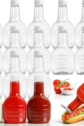 WRINGKIT 16 Pack Condiment Squeeze Bottles
