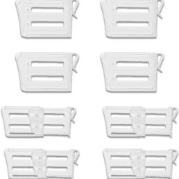8 Pack Adjustable Refrigerator Door Organizer