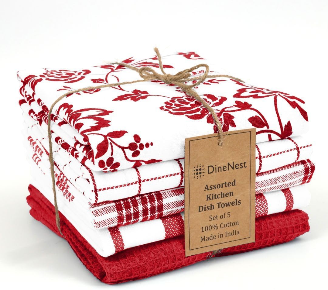 Assorted Kitchen Towels 100% Cotton
