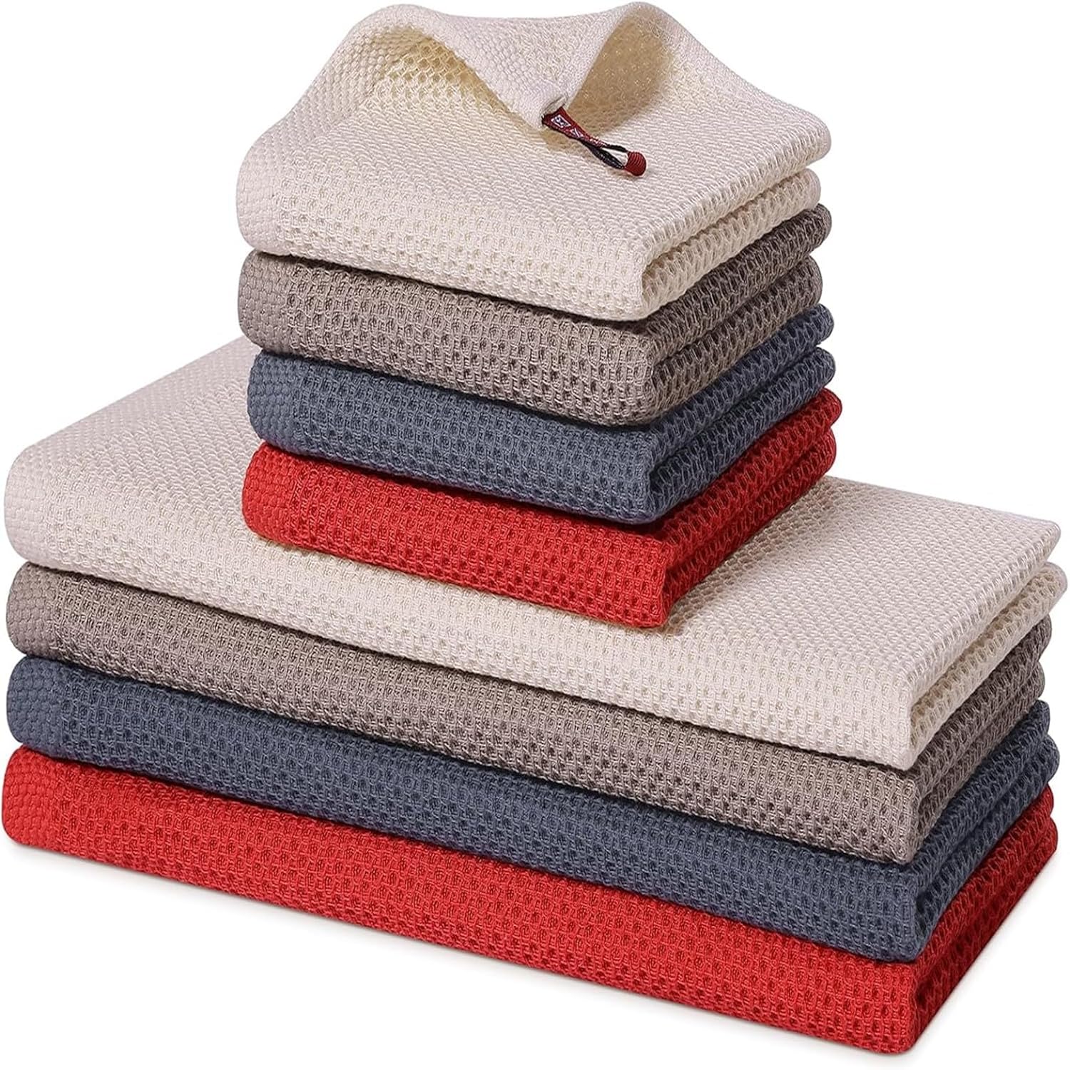 smiry Cotton Kitchen Dish Towels Set