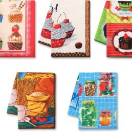 Kitchen Towels,5 Pack-21.6" x 15.7"