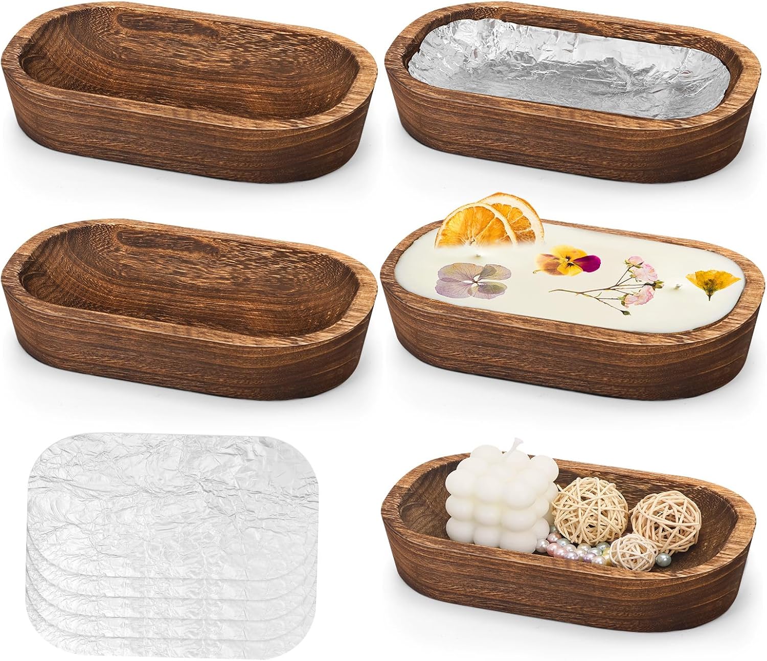 Wooden Dough Bowls