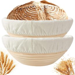 Bread Proofing Basket 9 Inch: Set of 2