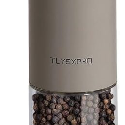 Electric Pepper Grinder, USB Rechargeable, Automatic Salt Shaker
