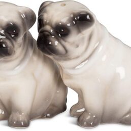 Abbott Collection Kitsch Pug Dog Salt & Pepper Shaker Set