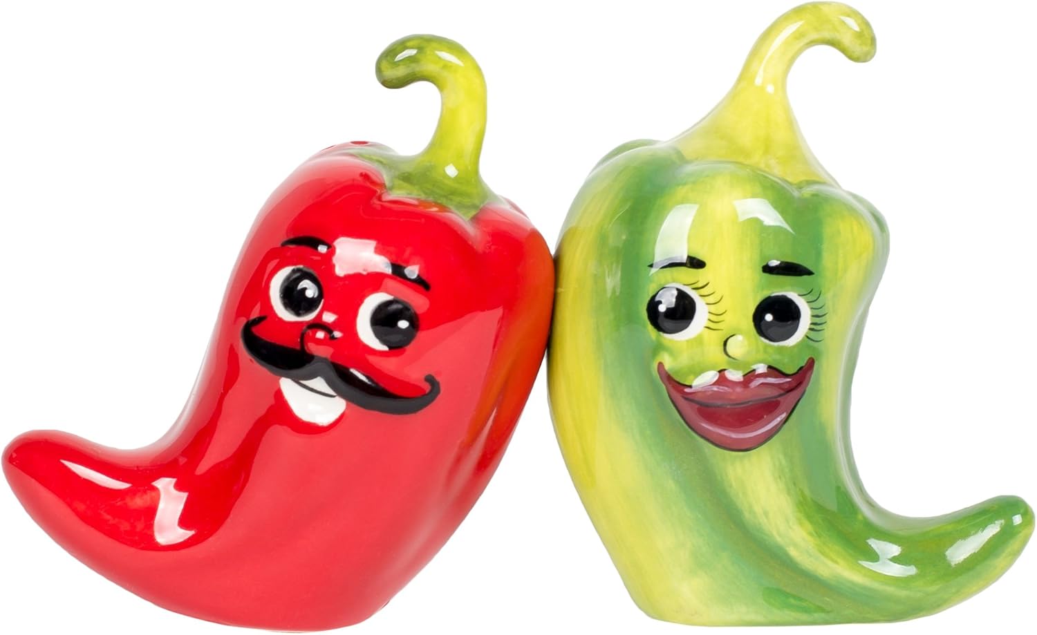 Pacific Trading-Hot Chili Peppers Magnetic Salt & Pepper Shakers S/P
