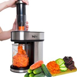 Total Chef 3-in-1 Automatic Electric Vegetable Spiralizer and Slicer