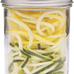Jarware 3 in 1 Mason Jar Veggie Spiralizer Lid