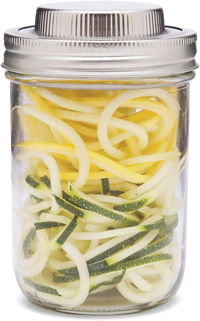 Jarware 3 in 1 Mason Jar Veggie Spiralizer Lid