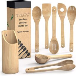 16 piece bamboo cooking set