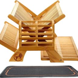 Bamboo Dish Drying Rack