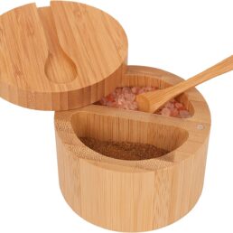 Bamboo Salt & Pepper Bowl