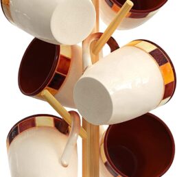 Bamboo Coffee Mug Tree