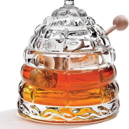 Crystal Honey Jar