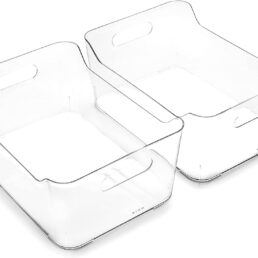Fridge Plastic Organizer Bins