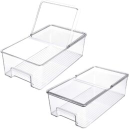 Refrigerator Organizer Food Bins