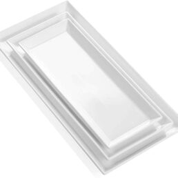 White Serving Trays