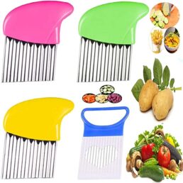 4 piece crinkle cutter