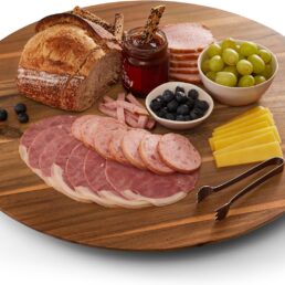 TIDITA 21 inch Lazy Susan Turntable Wood