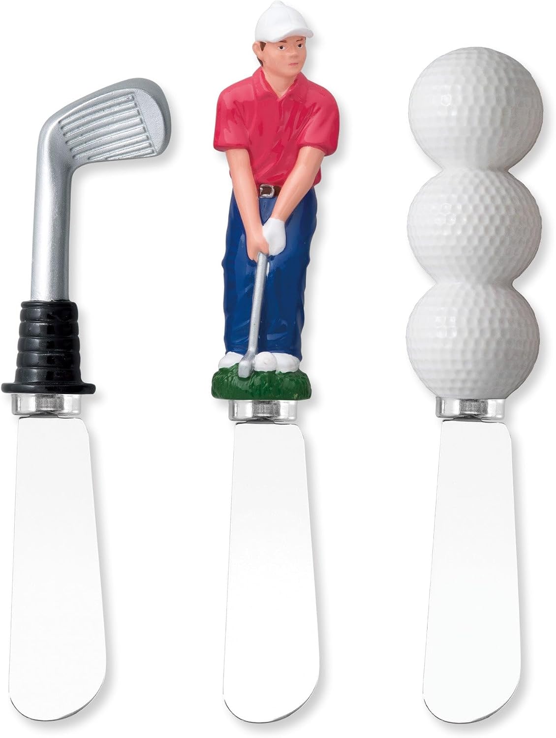 Supreme Housewares Golf Cheese Spreader Set of 3