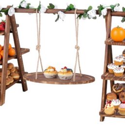 Wooden 3 Tier Charcuterie Board