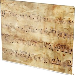 Vintage Sheet Music Charcuterie Board