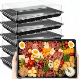 Shellwei 5 Pack Extra Large Charcuterie Board with Lids