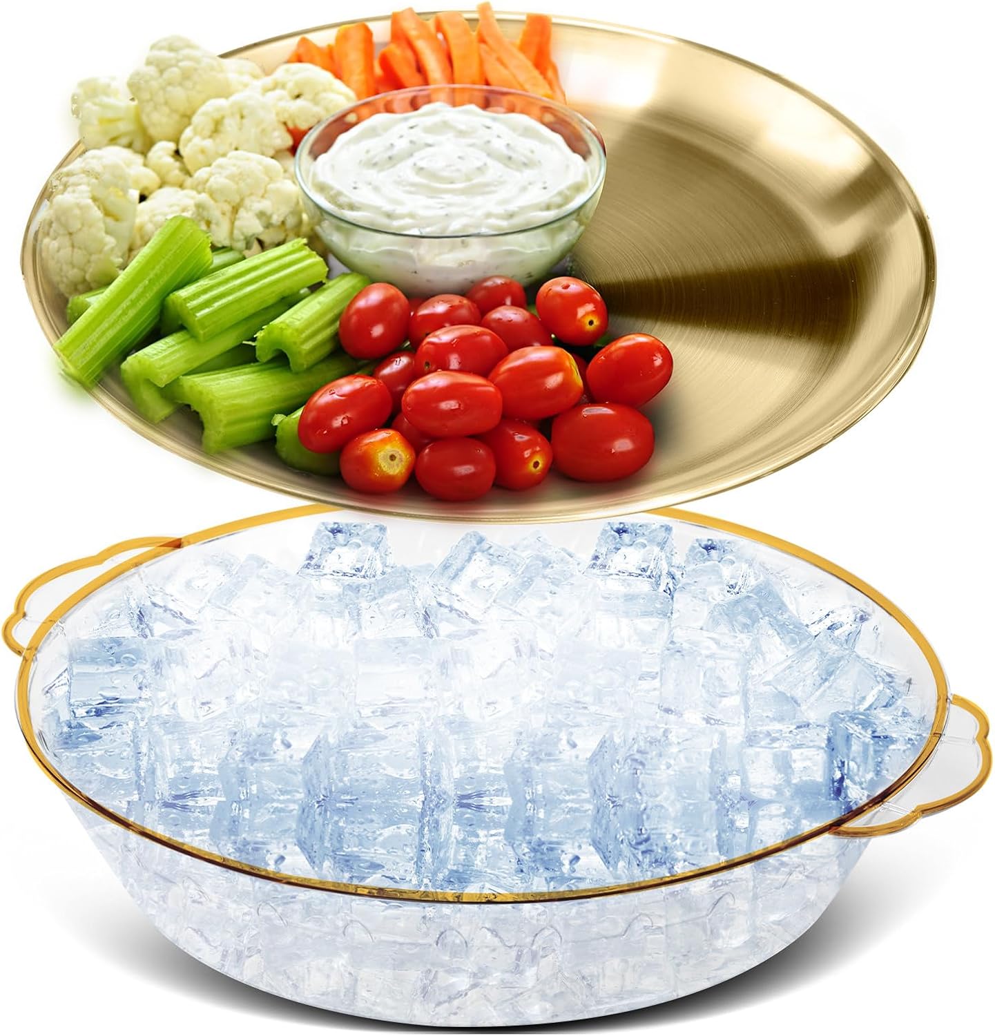 Baderke 1 Set 11.8″ Chilled Serving Tray