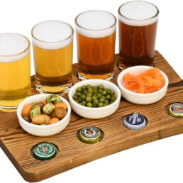 Wooden Craft Beer Flight Board