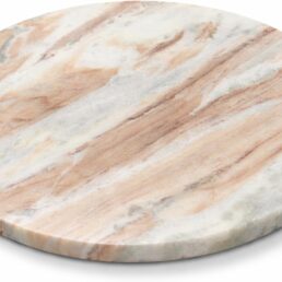 11 Inch Round Natural Marble