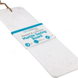 BIRDROCK Home 23" Marble Serving Board - Charcuterie Board