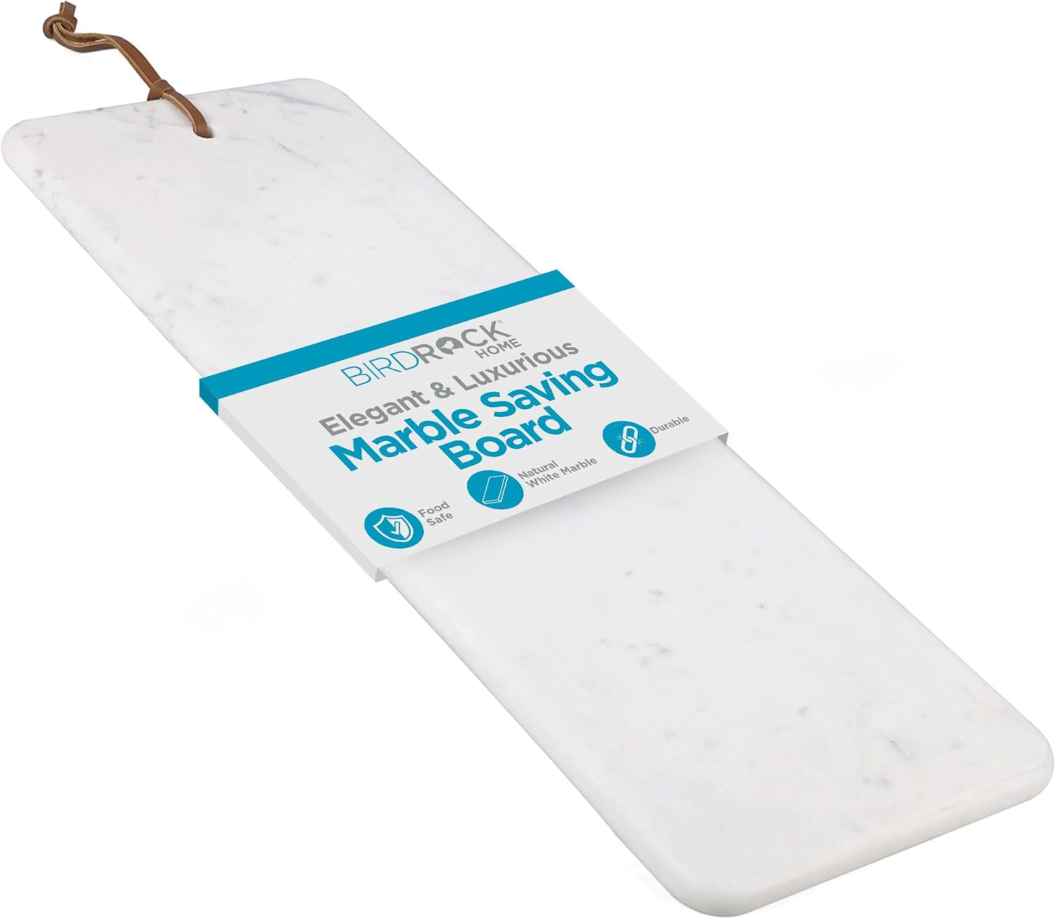 BIRDROCK Home 23″ Marble Serving Board – Charcuterie Board