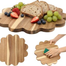 UKQRRTC Acacia Wood Charcuterie Board