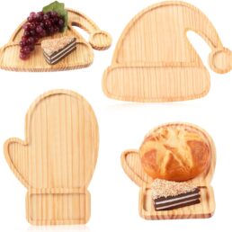 FOBSME 2 Pcs Christmas Charcuterie Board Set