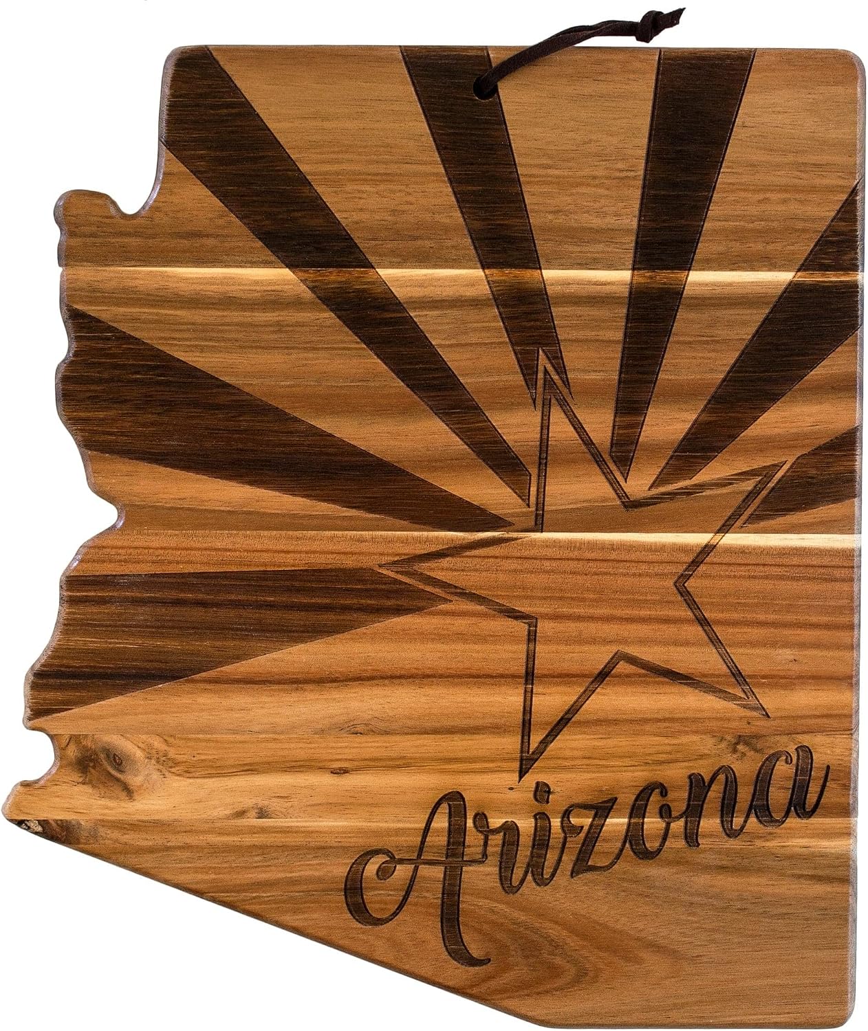 Rock & Branch Origins Arizona State Shaped Wood Cutting Board
