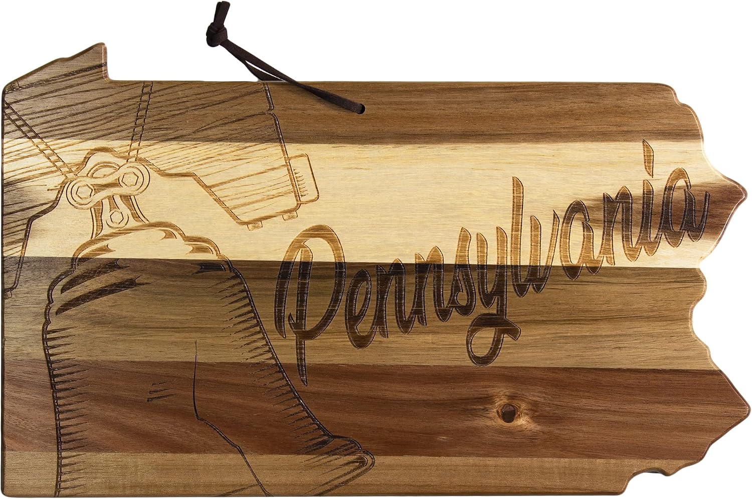 Rock & Branch Origins Tennessee State Shaped Wood Cutting Board