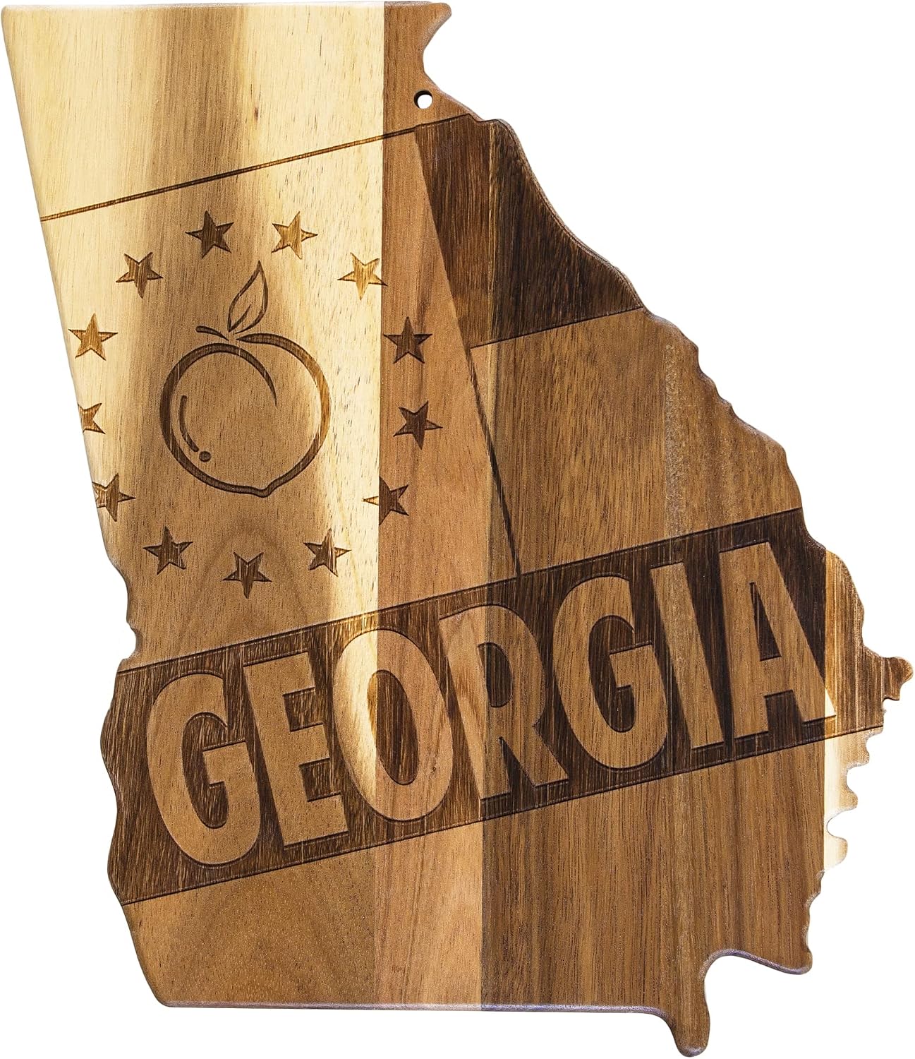 Totally Bamboo Rock & Branch Origins Series Georgia State Shaped Cutting Board