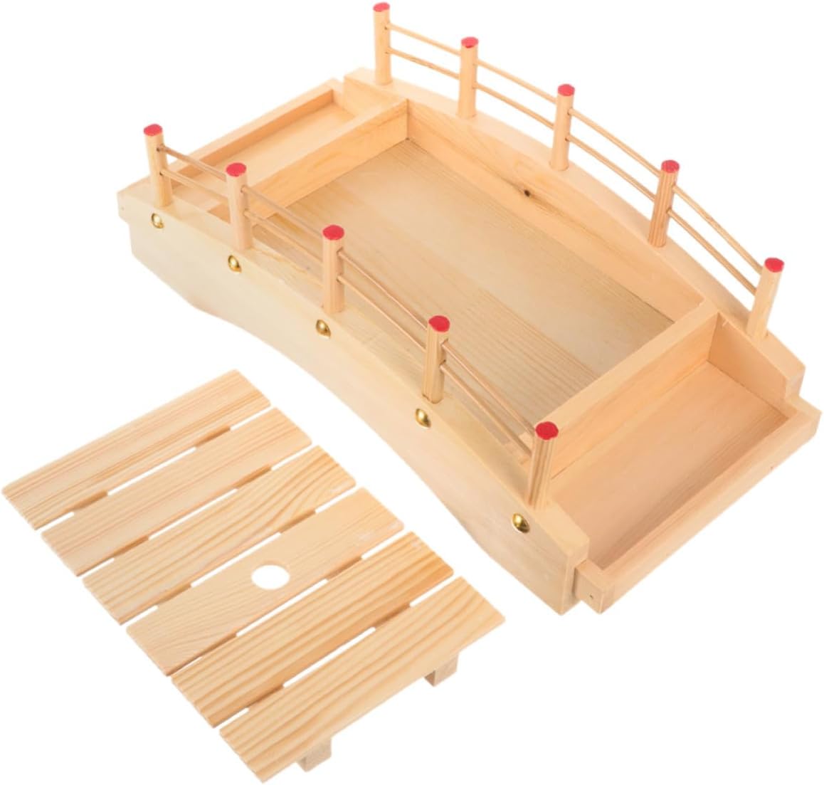 Wooden Arched Bridge Sushi Tray