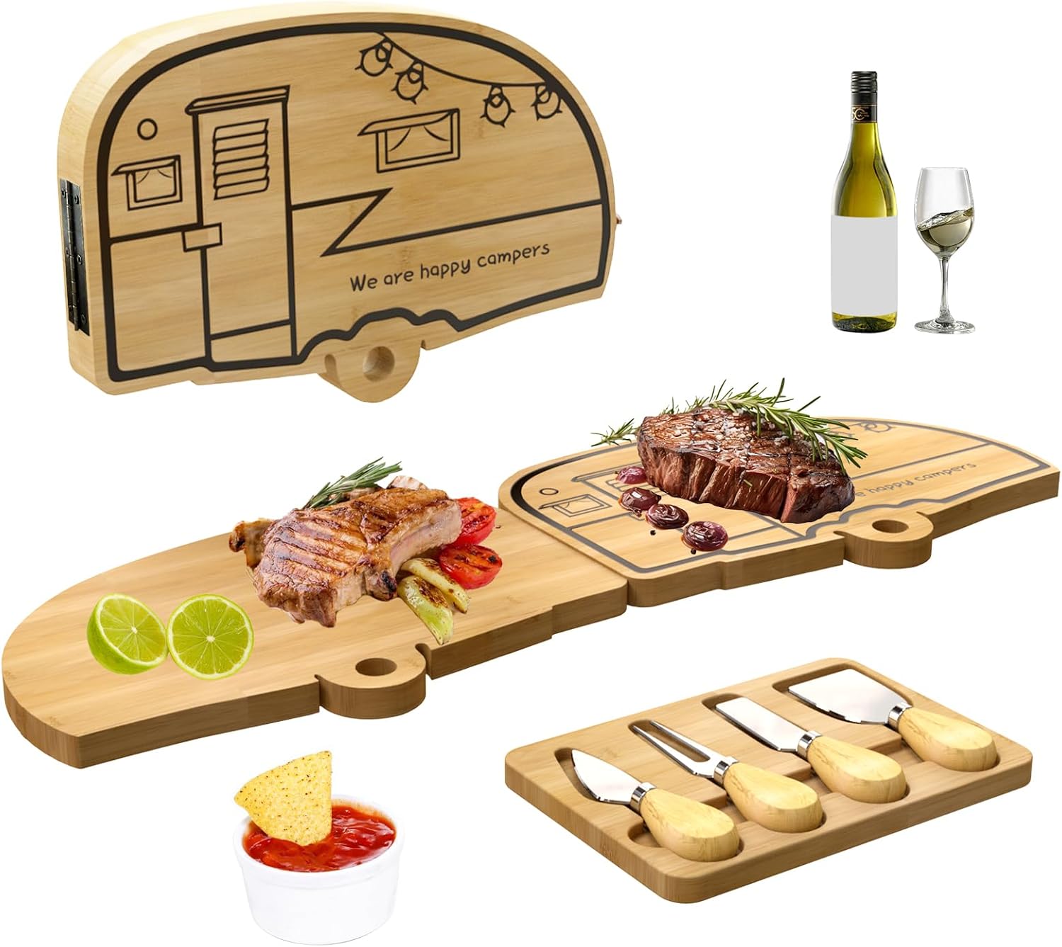 Camping Cheese Board