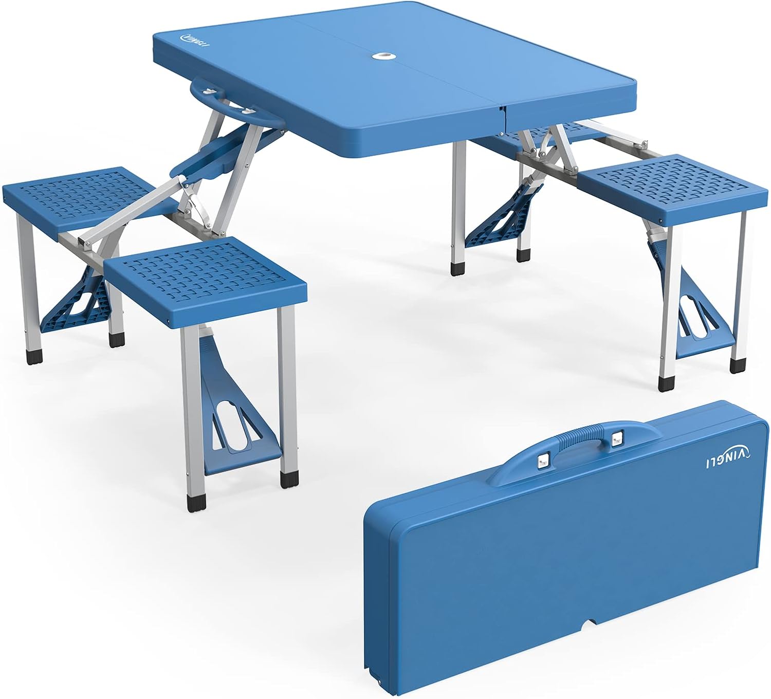 VINGLI Folding Camping Picnic Table Set