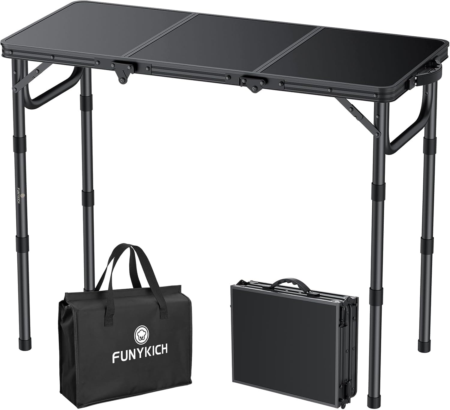 FUNYKICH 3ft Camping Folding Table