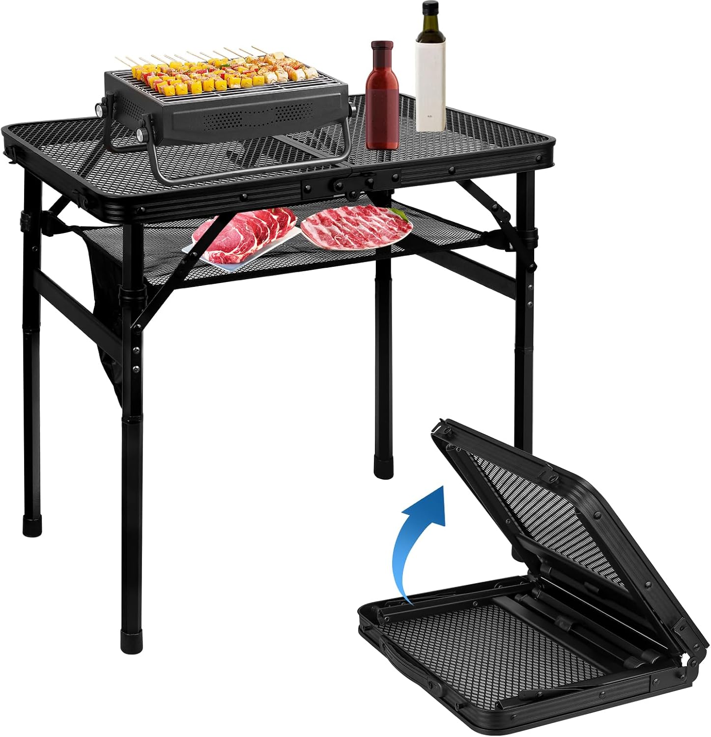 MSDADA Folding Grill Table