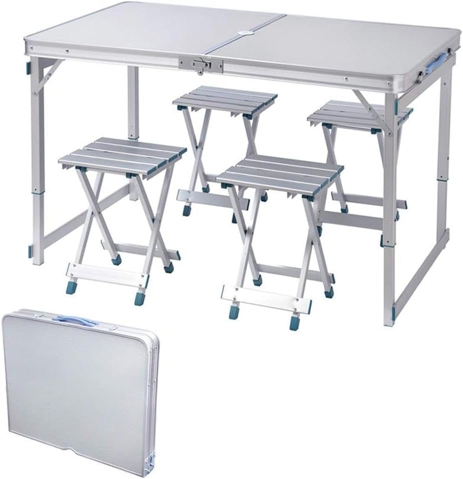 Folding Picnic Table and Chair Set, Portable Tables & Chairs Set