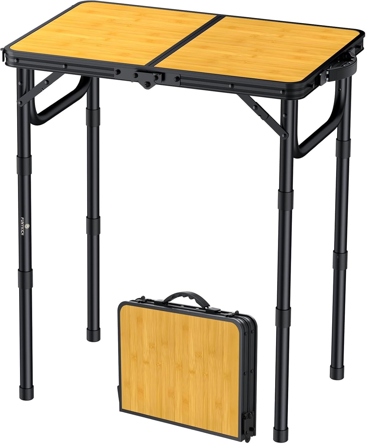 FUNYKICH 2ft Small Folding Camping Table