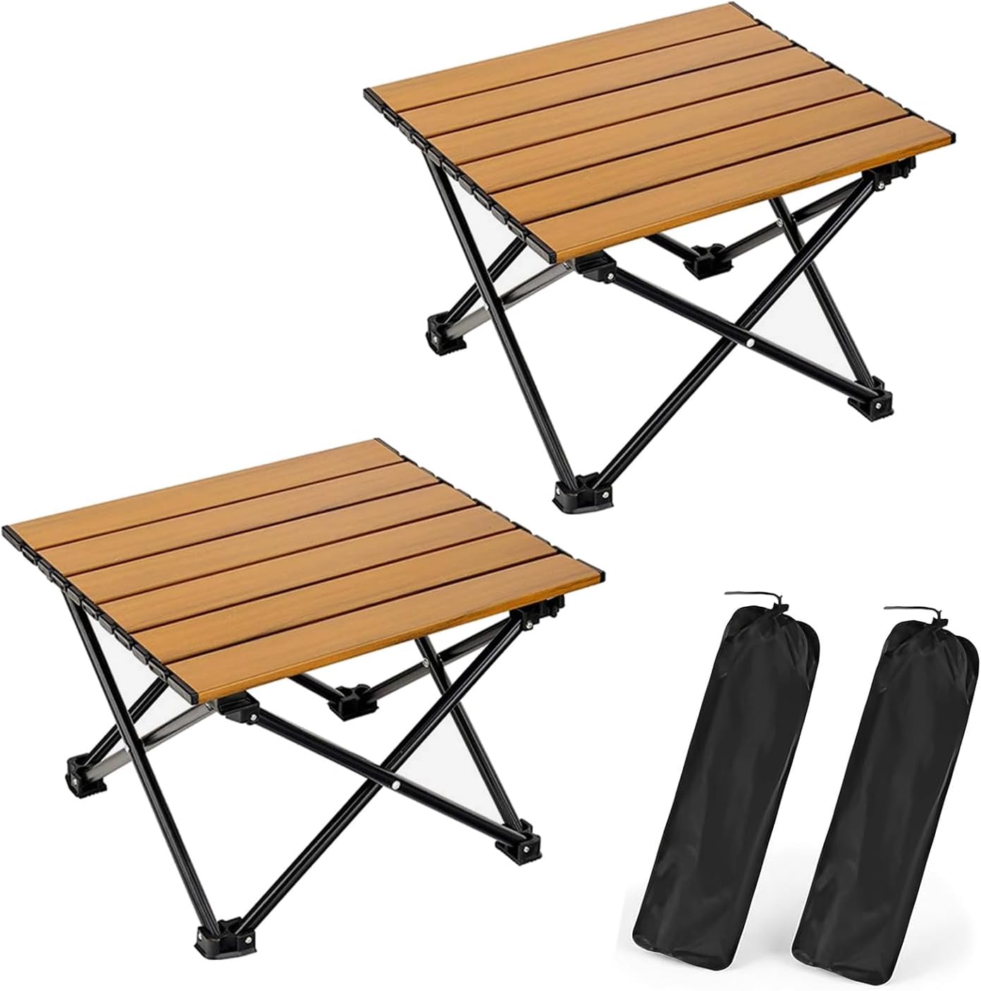 2 Pack Portable Camping Table Foldable