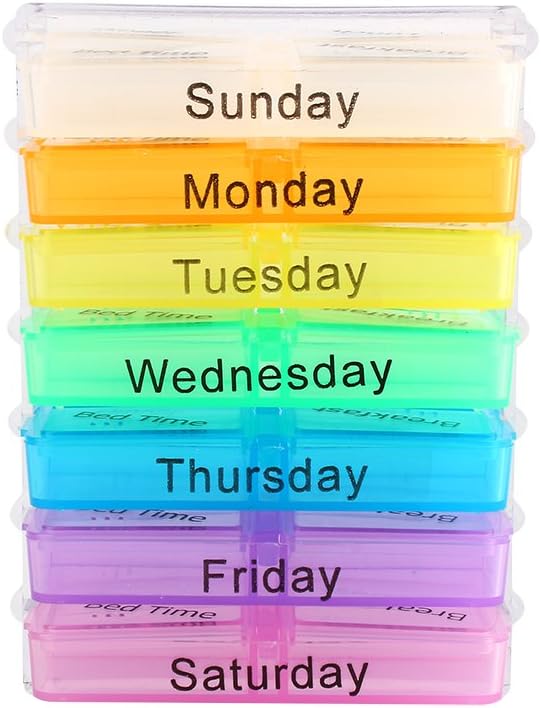7 Days Weekly Dispenser Box Organizer